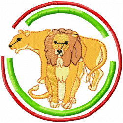Lion Embroidery Design 6 Lion Embroidery Design 6